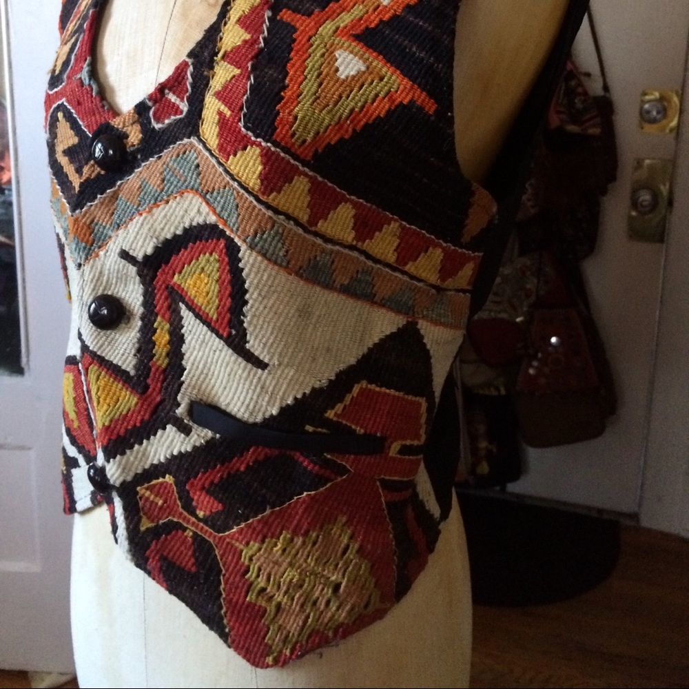Kilim Rug Vest - Picture 3 of 5